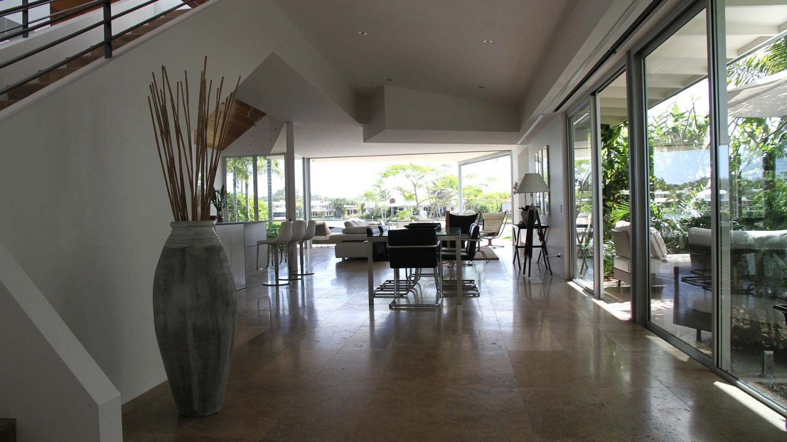 apartment lobby